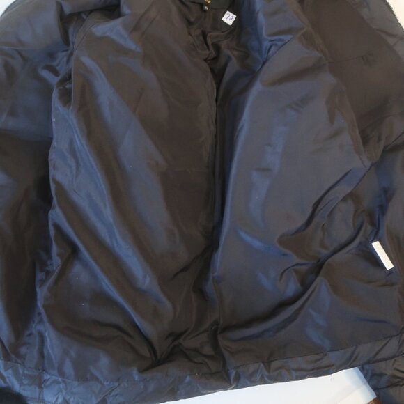 Womens Linda Richards Luxury Black Genuine Rex Rabbit Fur Puffer Jacket Coat XS - Picture 10 of 12